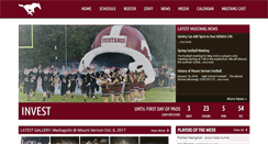 Desktop Screenshot of mountvernonfootball.com